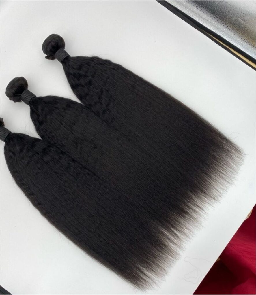 A+ 1B# hair Bundles Kinky Straight